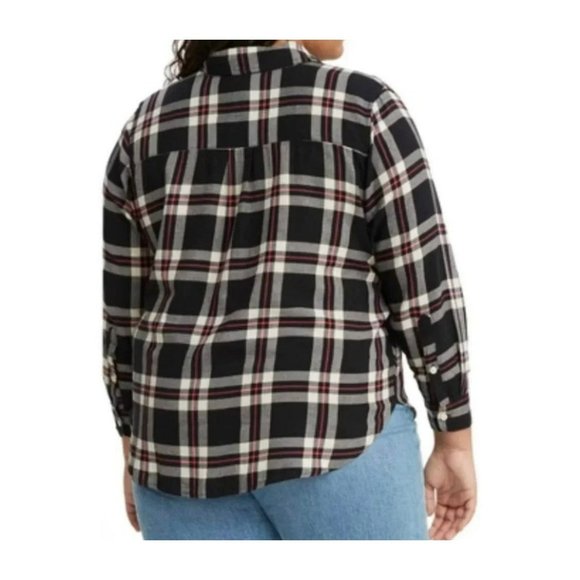 Levi's Plaid Relaxed Fit Shirt 1x - Picture 2 of 2